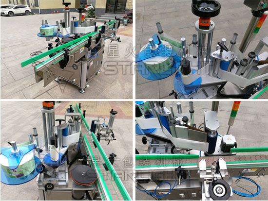 星火圓瓶自動定位貼標(biāo)機細(xì)節(jié)展示