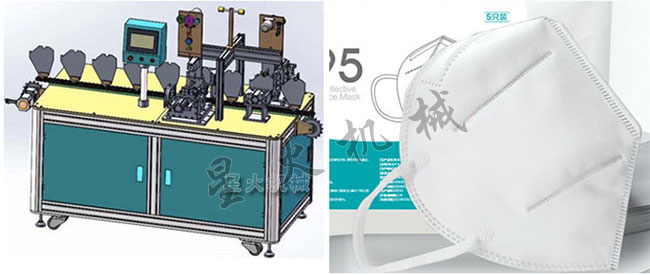 星火江蘇全自動口罩焊耳機設備展示
